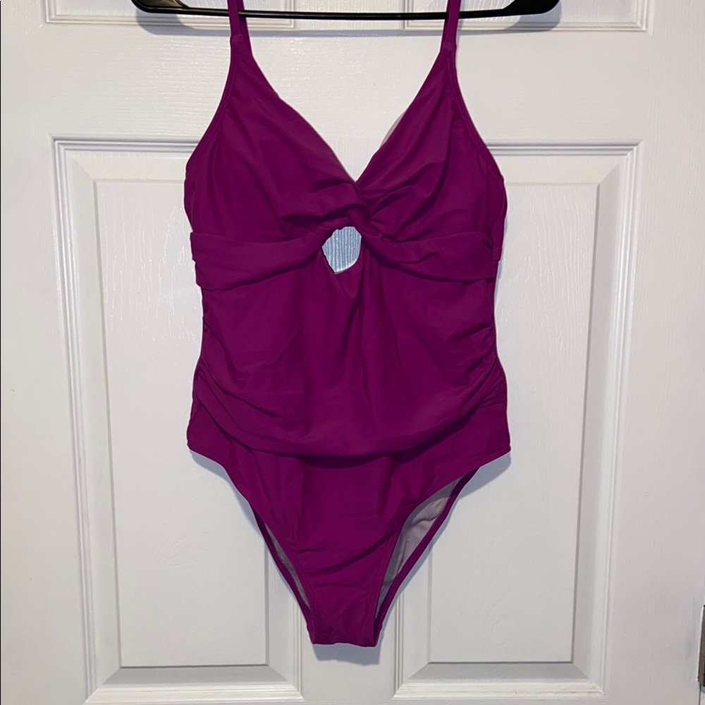 Purple Cupshe One-Piece Swimsuit